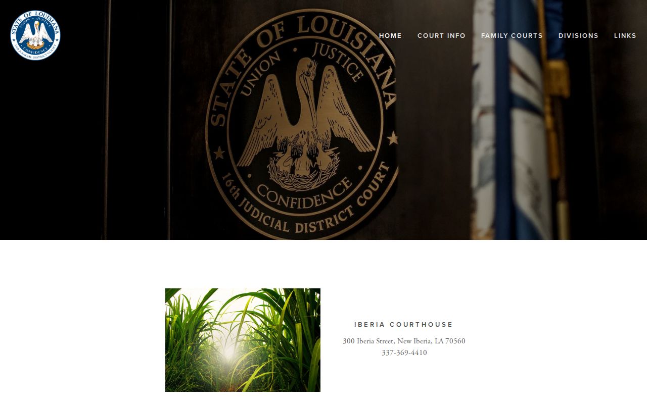 St. Mary Parish court docket 16th Judicial District Court resources