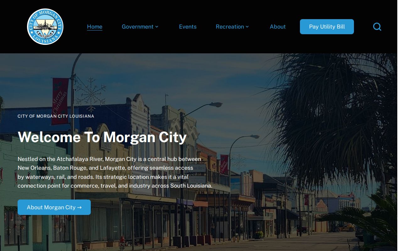 Morgan City court docket and city government records route